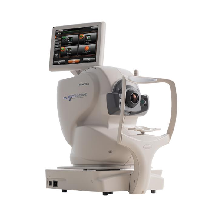 Topcon 3D OCT-1 Maestro – instrumentet vi bruker til OCT-skanning og netthinnefoto